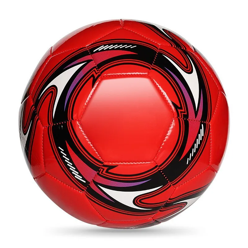 Custom LOGO PVC Soccer Ball Machine Sewing Size 3 Size 4 Size 5 Football Ball Child Training Team Match Balls Red