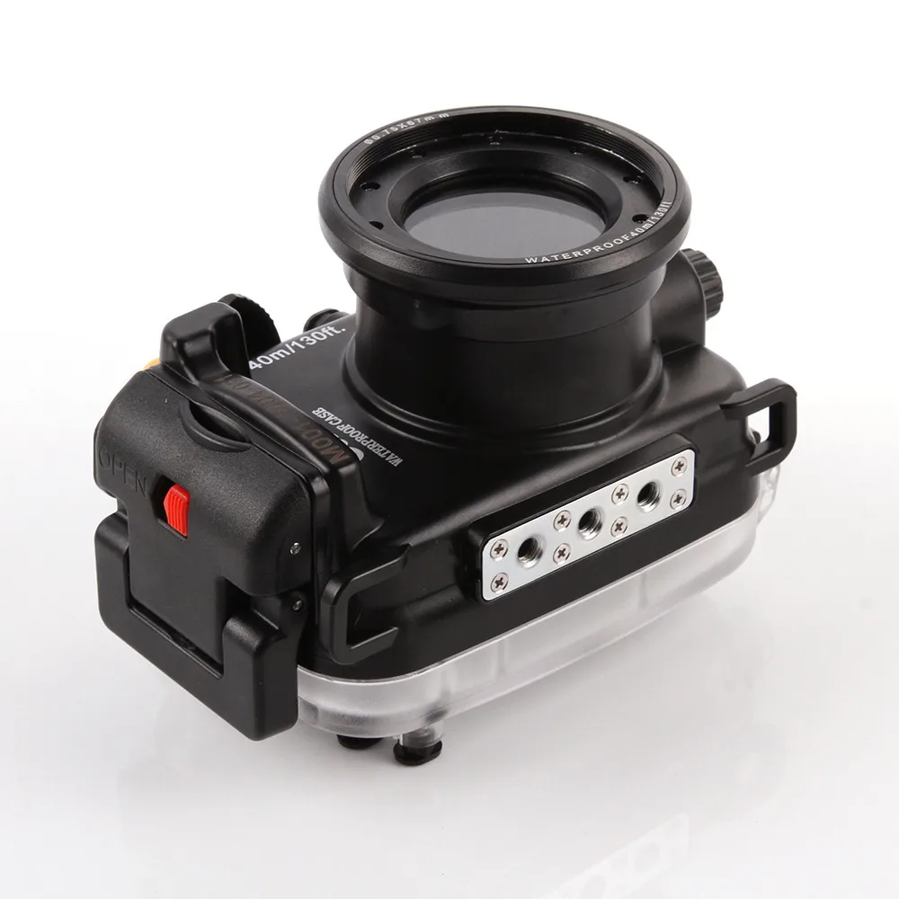 Dropshipping Waterpro Meikon Diving Underwater Housing Diving Case for Canon G5X  G7X G9X Camera