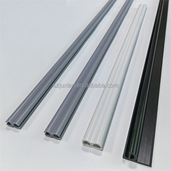 Plastic Profiles keder Rail Best Selling PVC Extrusion Profile To Keder awning track