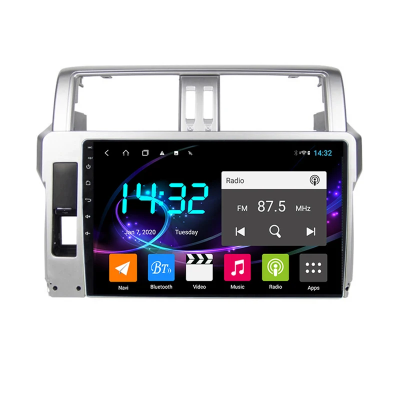 Car Stereo System Multimedia Android 10 Gps Navigation For Toyota Land Cruiser Prado 2013 - 2017 Car Audio Stereo