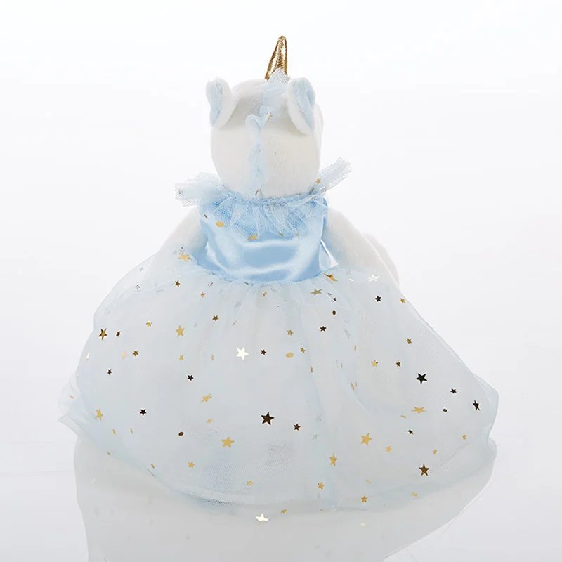 white stuffed animal doll  unicorn plush toys for child birthday gifts