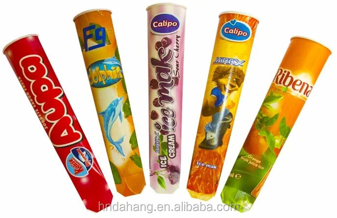 ice cream push up tubes single wall calippo tube customized design popsicle tube