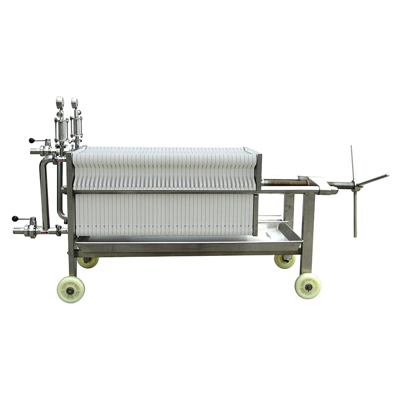 Plate and frame diatomite filter Rapeseed oil frame filter machine
