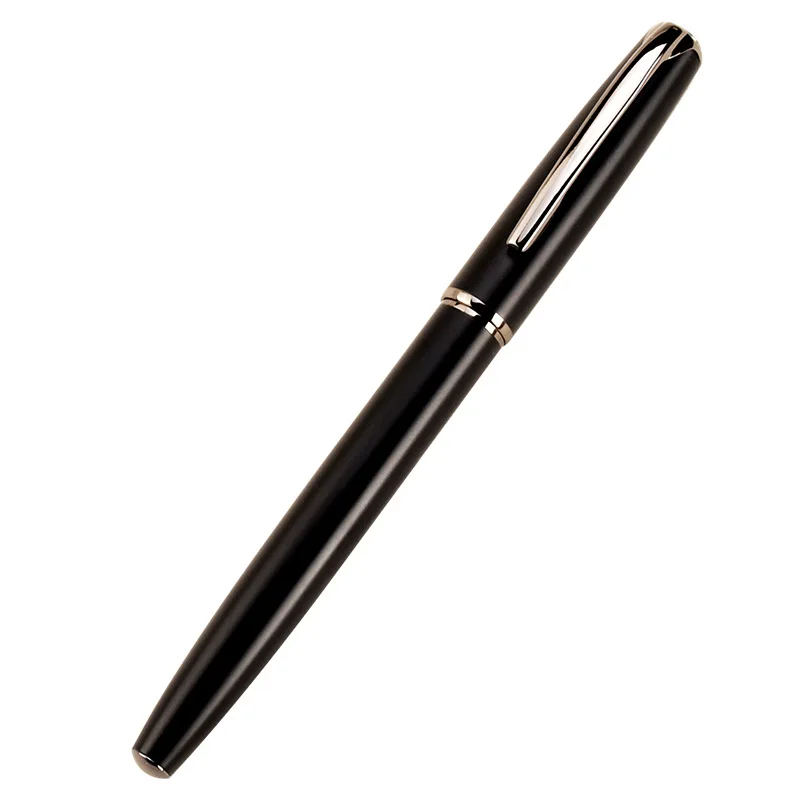 Good quality customized logo stylus roller ball pen with caps executive metal