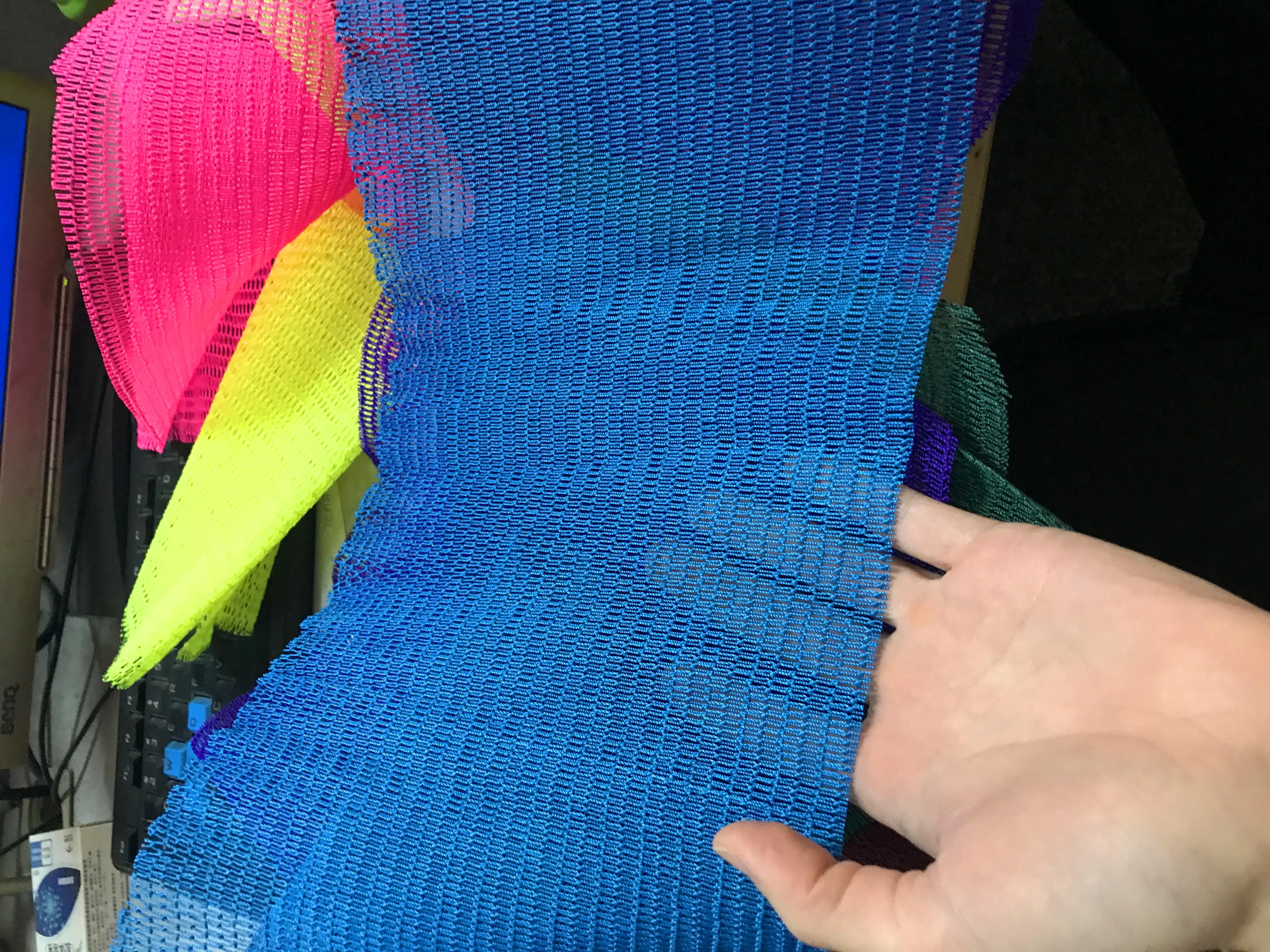 Hot selling african/Amrican bath sponge net shower fishing net factory