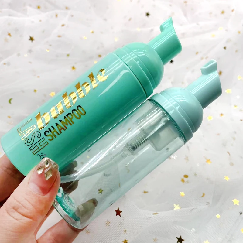 LASH FINE eyelash shampoo lash foam organic custom private label oil free mink organic vegan 60ml lash shampoo