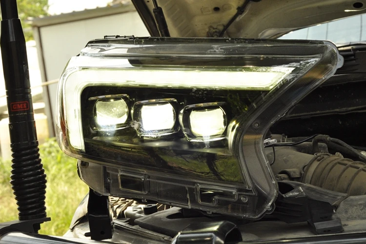 Full LED Front LED Lamps Car LED lamps Pickup Trucks Headlights Triple LED Projector Car LED headlights for Ranger Everest T7 T8