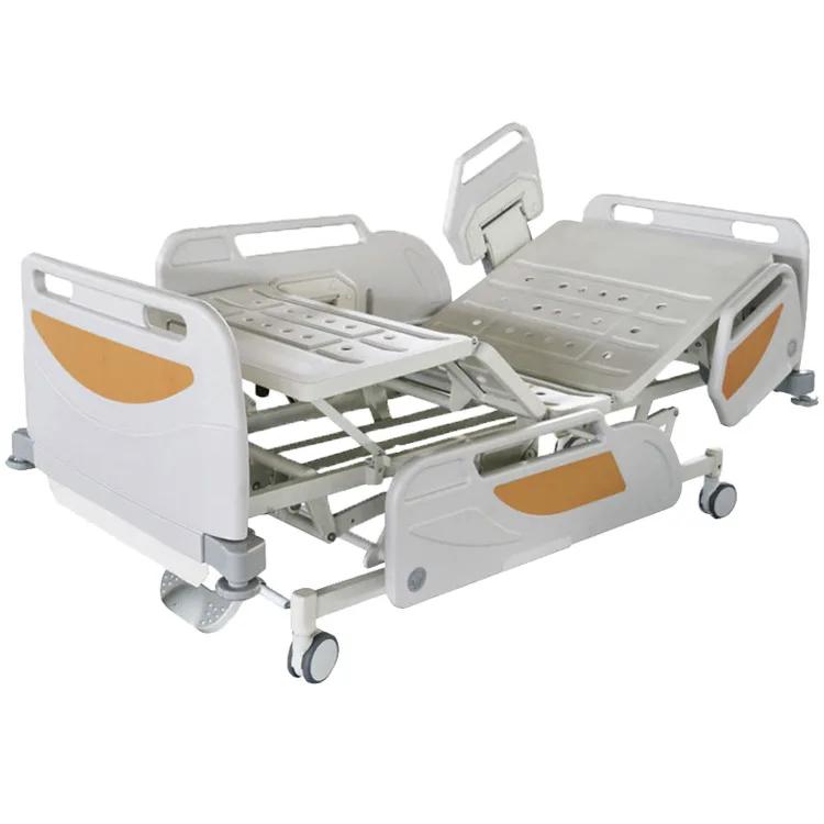 5 Function Icu Medical Patient Care Electric Hospital Bed Price For Sale