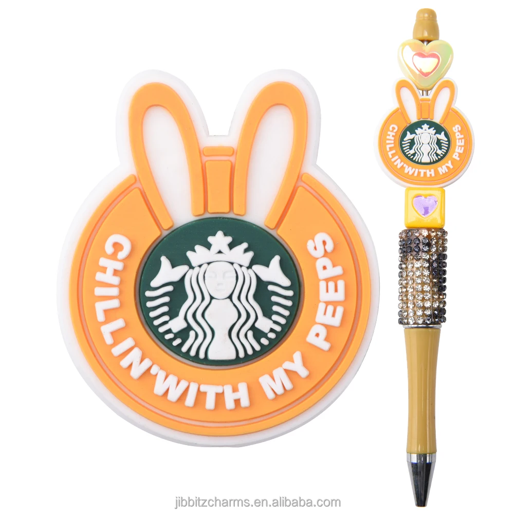 Factory Customized mouse silicone focal beads football team taylor  bad bunny karol g one piece selena beads for pen