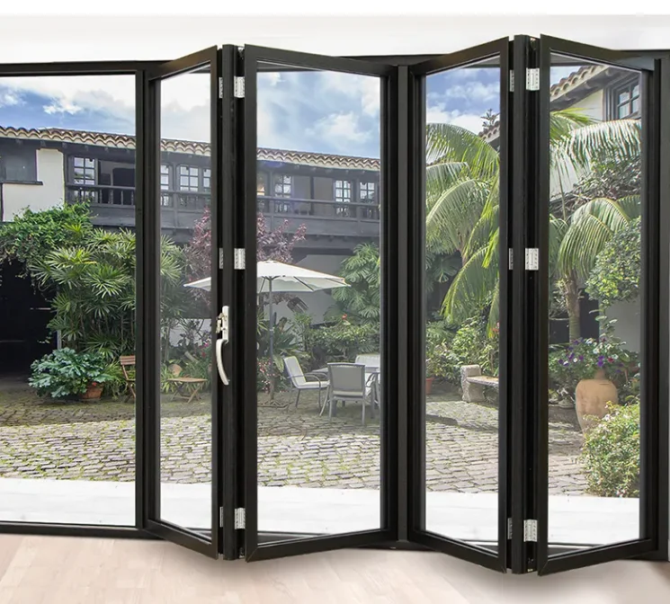 Best Price China Manufacture Quality Modern Security Aluminum Bi-folding Door Comfort Room Bi-Fold Door