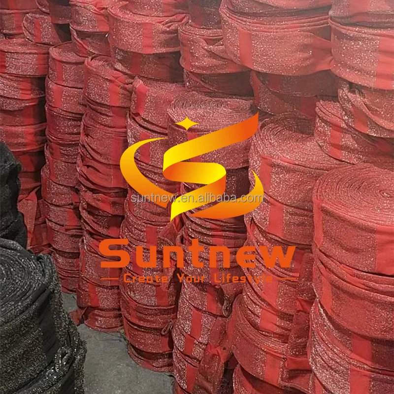 High quality strong cleaning stainless steel sponge scourer cloth stainless steel fabric cloth