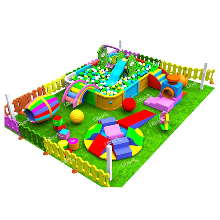 
Toddler Safety Fence Custom Indoor Playground Kids, Preschool Children Small Kids Games Indoor Playground Equipment 