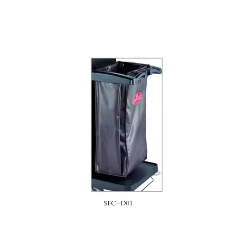 Hotel plastic janitorial cleaning cart commercial cleaning housekeeping trolley room service cart on wheels