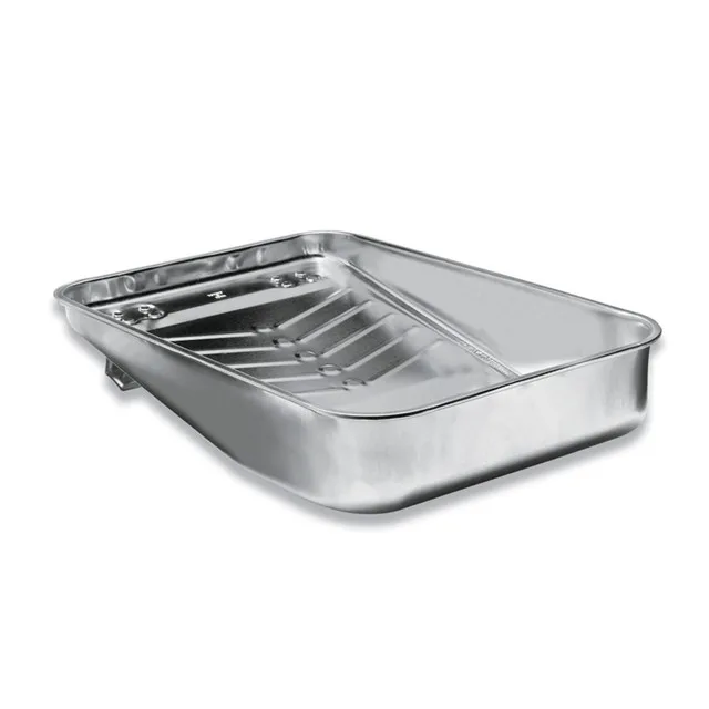 DIY Painting Tools Paint Brush Paint Roller Tray Metal Paint Tray