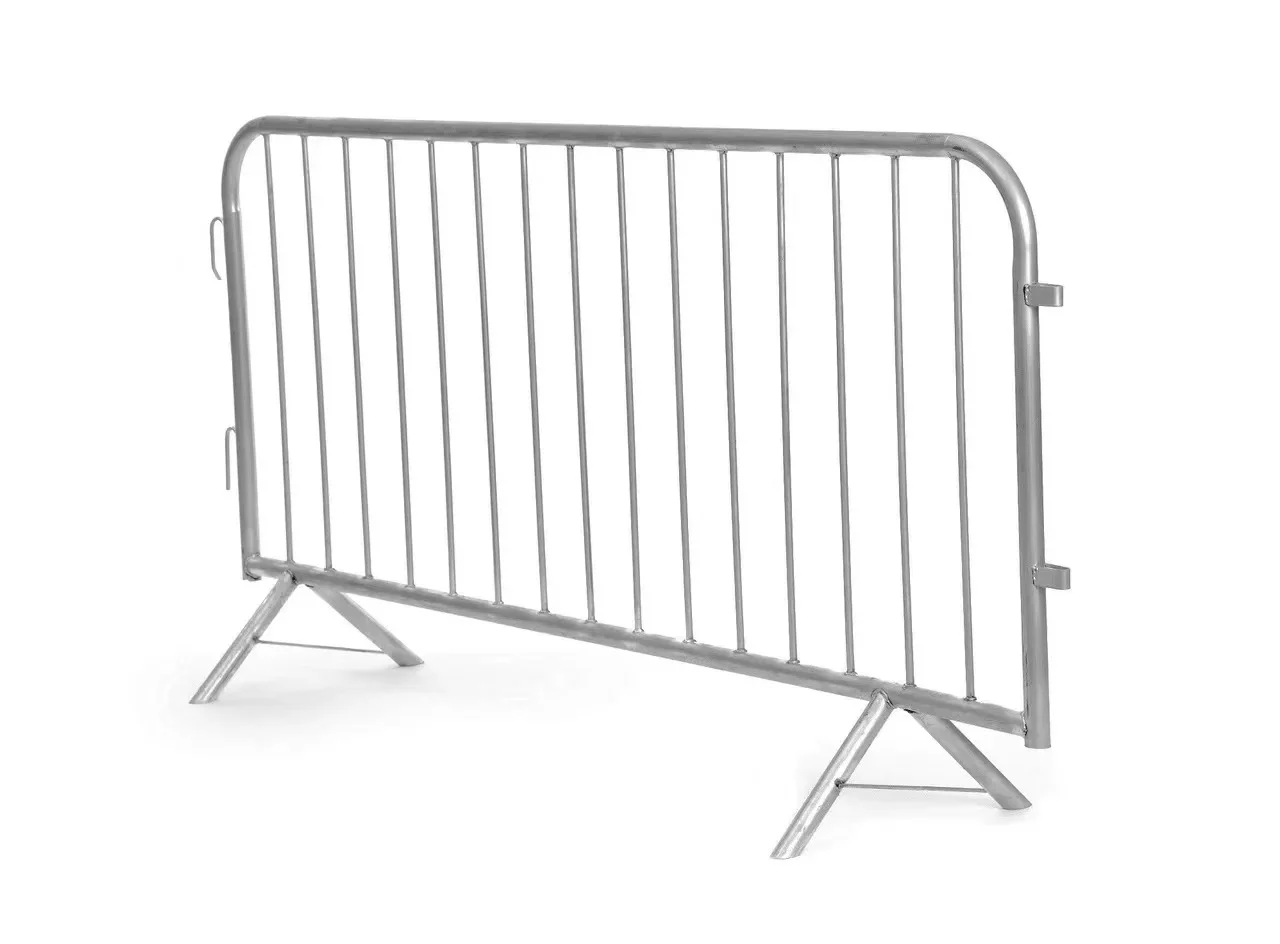 High Quality Galvanized Steel Picket Fence Portable Traffic Barrier Barricad