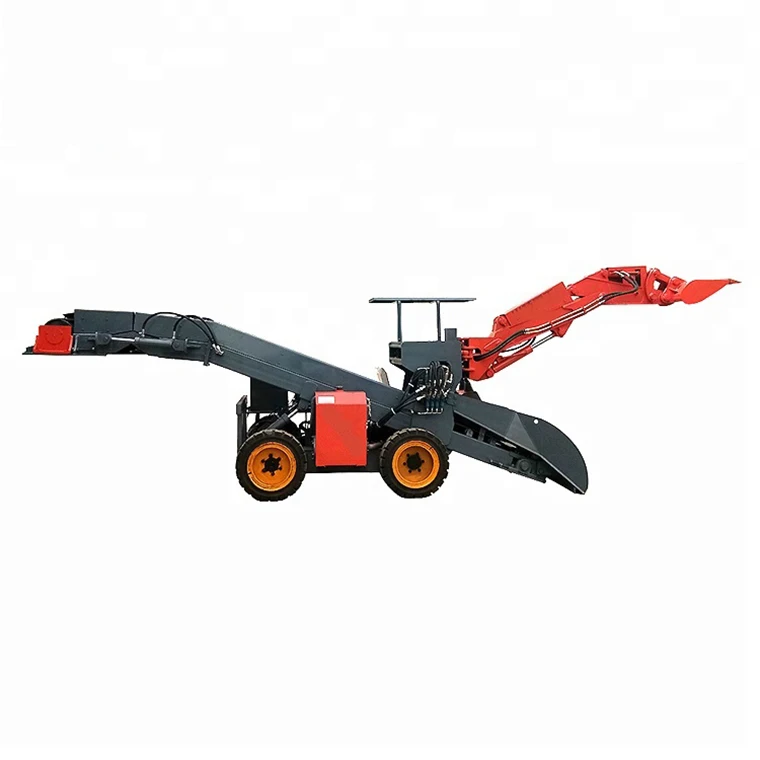 electric backhoe and loader machine digging rock loading machine excavator loader