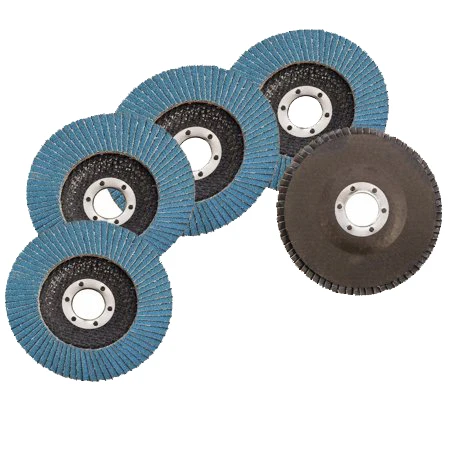 Blue Zic  brushed abrasive disc Flap Disc  P36 40 60 80 120 Aluminum oxide abrasive flap disc for wood and metal grinding
