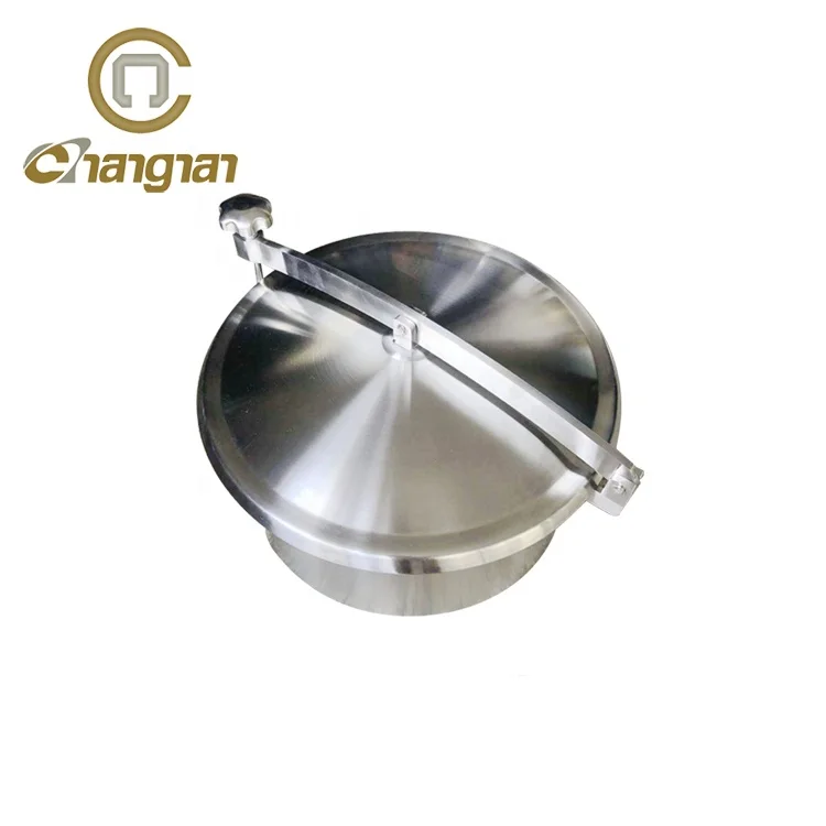 Матовые зеркальные круглые крышки люка HID 3 бар из нержавеющей стали 316