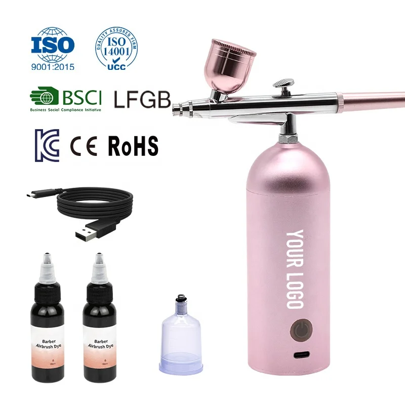 Nail spray gun no wash spray pen set electric spray gun powerful cosmetic airbrush kit