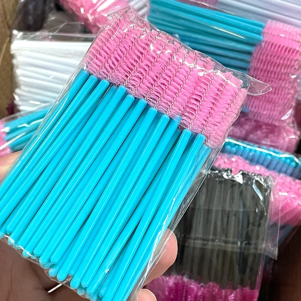 Lash Tape Soft Hair Eyelash Extension Tools Eyelash Extension Lash Brush Colorful Eyelashes Microfiber Double Sided Lash Brush