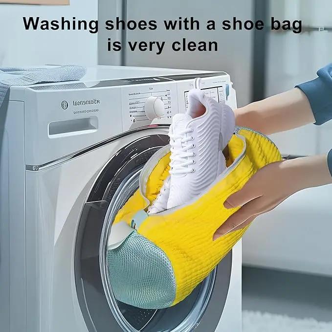 New Design Dryer Machine Wash Bag for Shoes Mesh Laundry Wash Bag for Washing Machine Sneaker Cleaning Bag