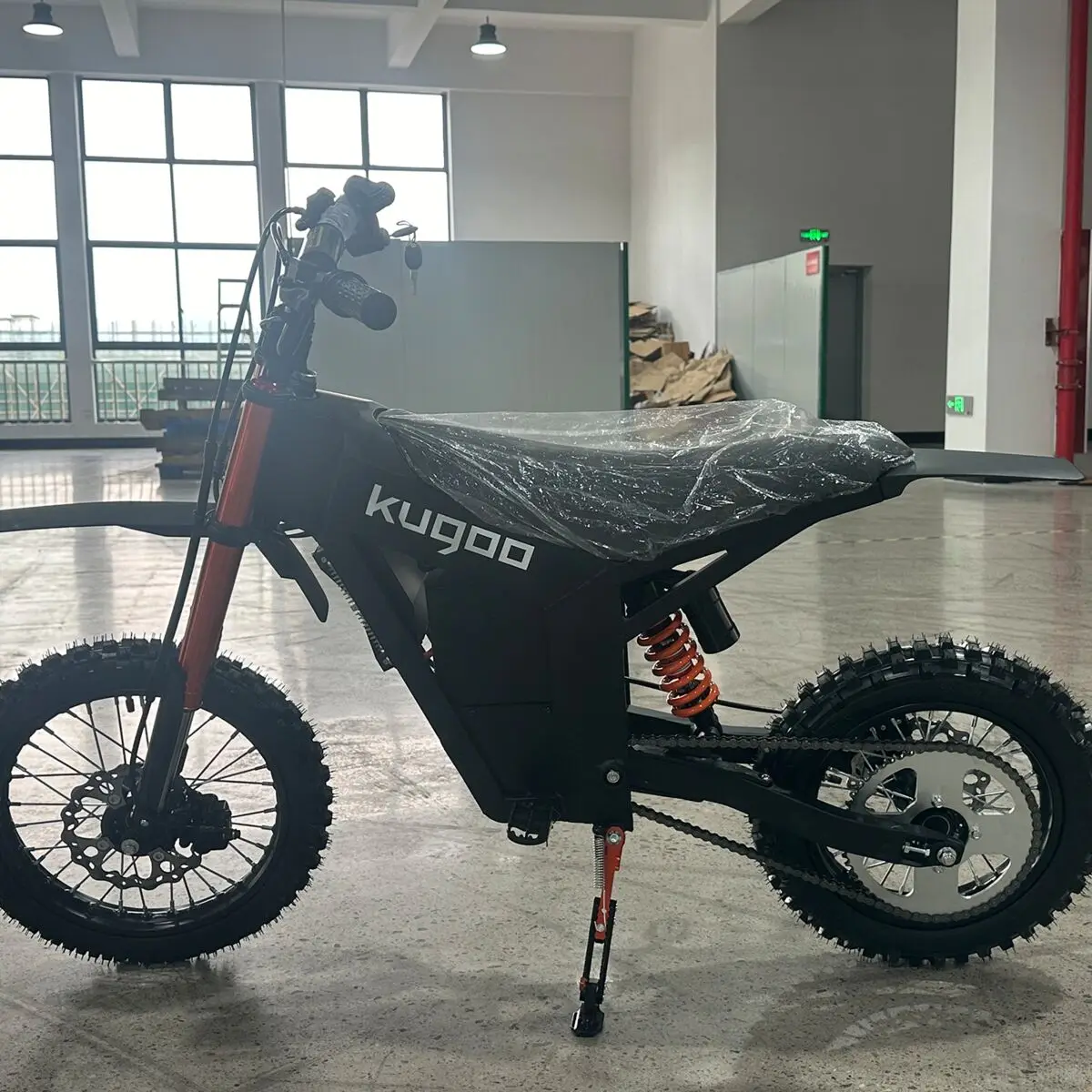 Electric Motorcycle 1000W 48V Hydraulic Suspension 14' Aluminium Alloy 55km/h Off-road 3 Speeds 120KG Motor Mope
