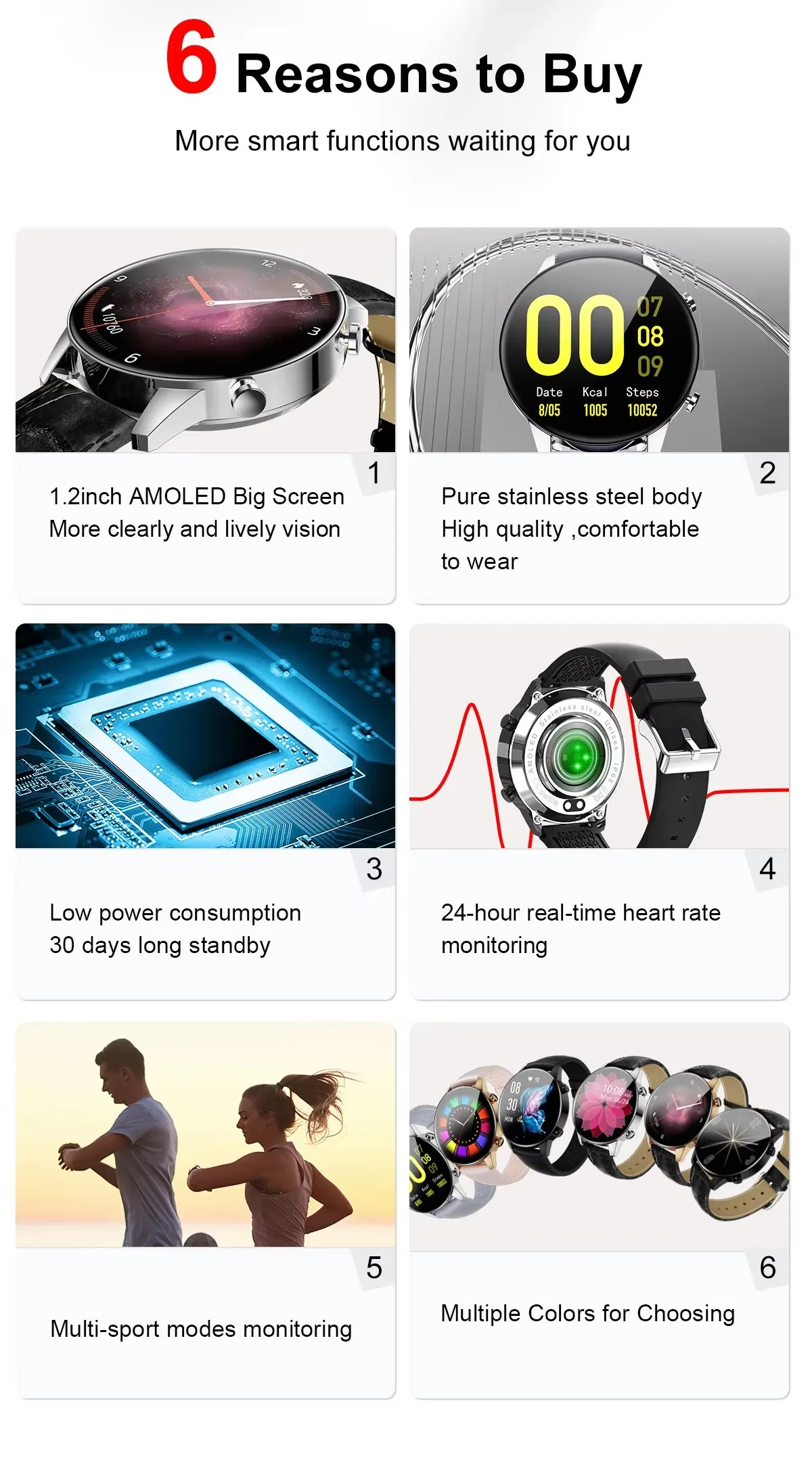 Linwear La08se Smart Watches Sdk/ce/fcc Hear Rate Monitoring New Product Fitness Watch for Samsung Ip68 Waterproof Sports Watch