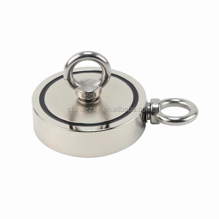 Super Strong D75 MM Fishing Neodymium Magnet Double Side 200KG Pull force
