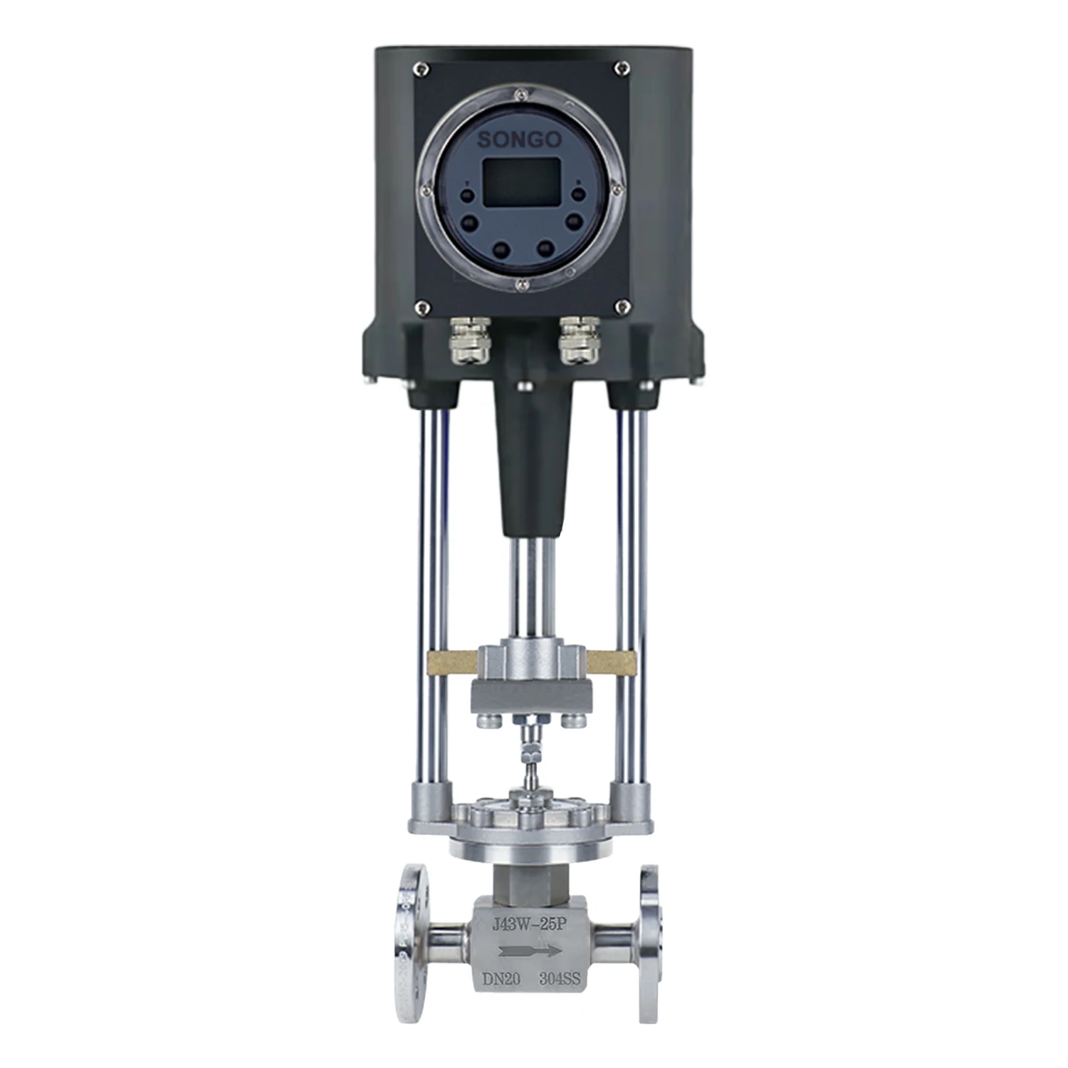 Hydraulic stainless steel 304 DC24V IP68  high pressure  Intelligent Electric 4-20mA actuated butt weld motorized needle valves