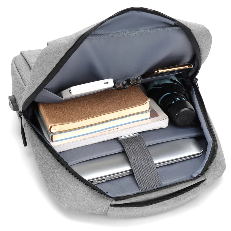 High quality  wholesale popular Mens Anti theft Smart Laptop Backpack bag with USB Charging port in Dubai