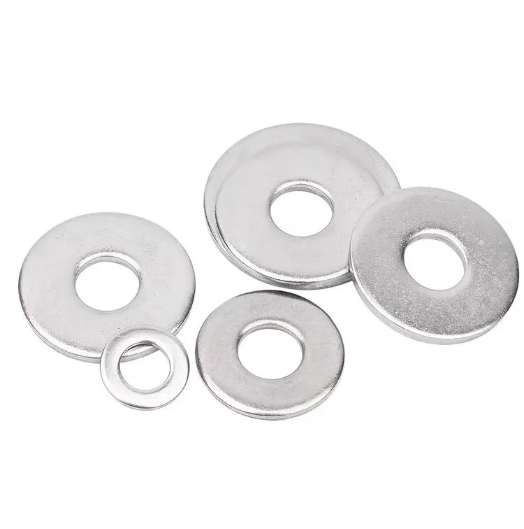 Customized large extra thick round washer DIN 125A flat washer galvanized steel flat washer