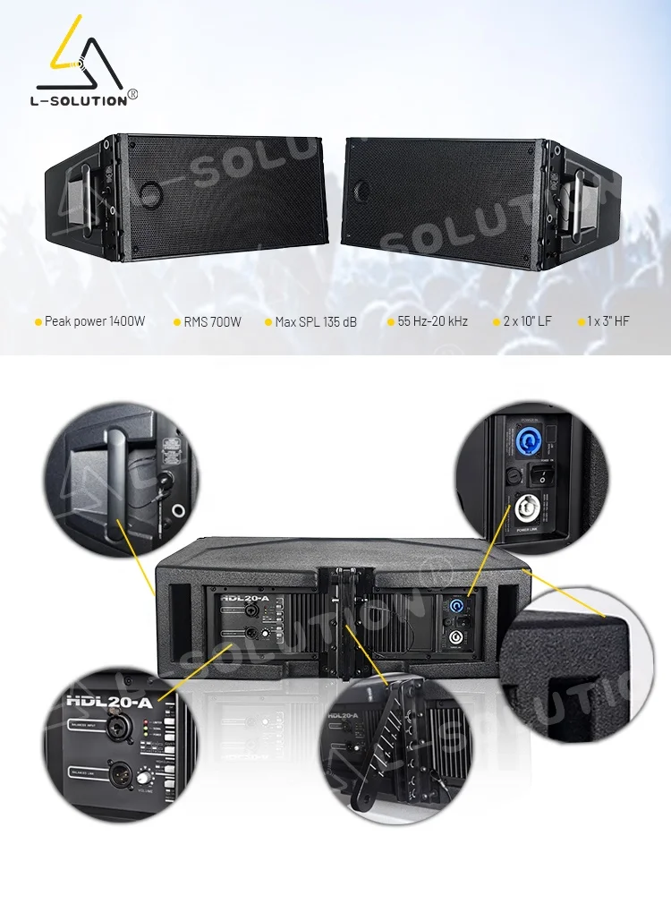 6 pcs line array hdl20 hdl30 9006 professional altavoces enceintes line array set full sound system line array speakers system