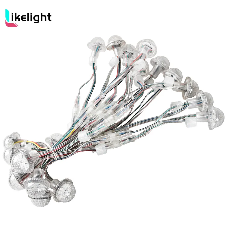 DC12V адресуемый 35 мм светодиодный пиксельный модуль света парк развлечений светодиодные фонари