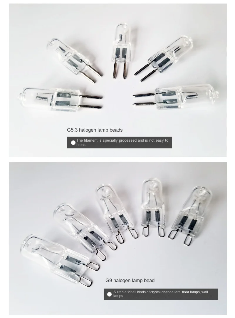 G8 LED Bulb 2W Dimmable 120V T4 Bulb Warm White 2700K Under Cabinet Light Bulb Kitchen Downlight Night Lamp