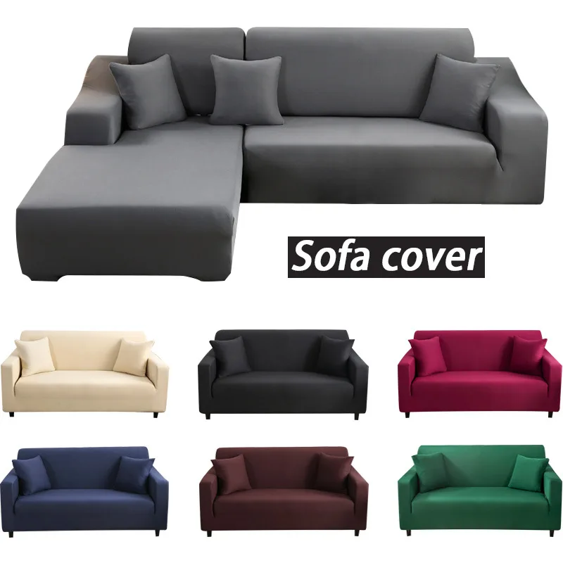 Solid Color Stretch Elastic Sofa Cover With Best Price Spandex