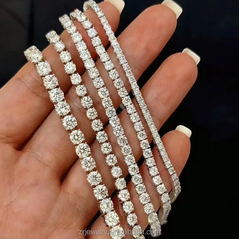 Lab Grown Diamond Tennis Bracelet IGI  CVD Lab Grown Diamond Pure Solid 18K VVS1 GIA Certified Lab Diamond Bracelet