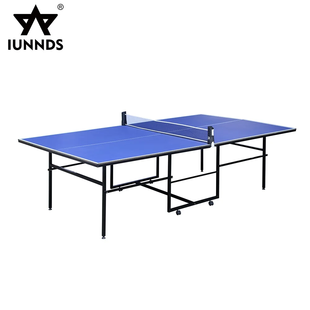 MDF Indoor Table Tennis Table,  Easy-Folding PingPong Table