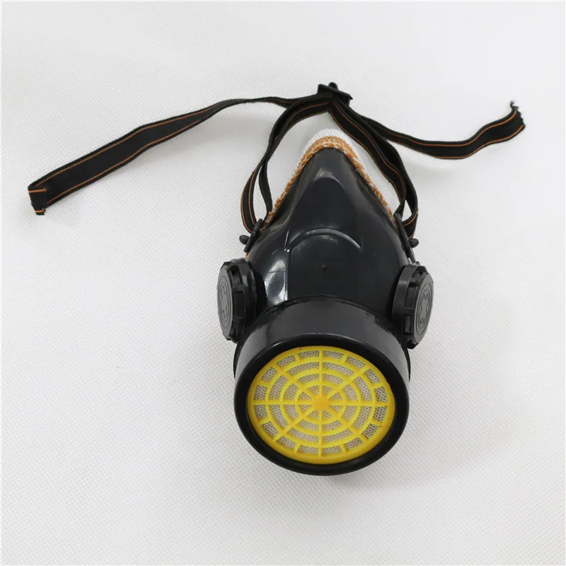 Replaceable filter gas mask anti toxic gas mask industry half face safety gas mask