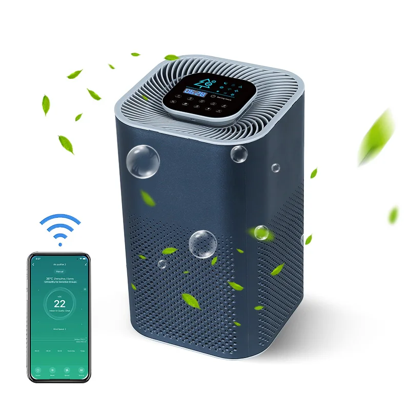 Low noise portable air purifier for home air cleaner Activated carbon HEPA13/14hepa purifier