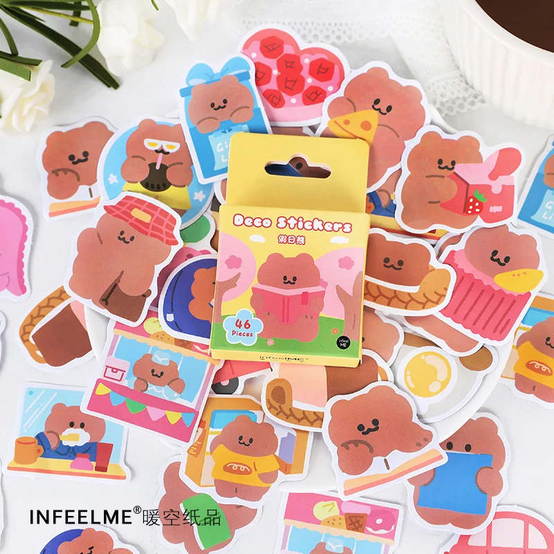 private label custom memo cartoon oem gift cute sticky note book stationery bear cat store bread post note sticky notes