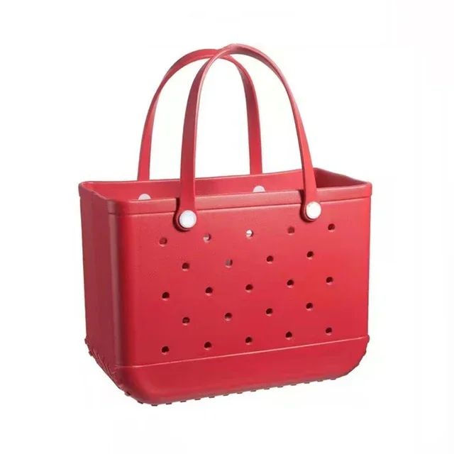 Shopify Winning Products 2024 EVA Lightweight Waterproof Large Capacity Travel Beach Tote Bag For Women Picnic Shopping