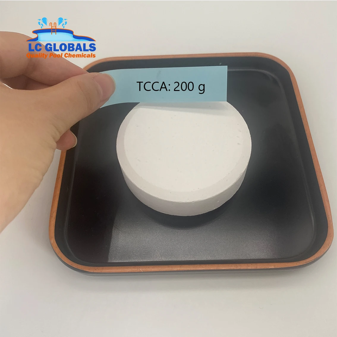 Factory supply chlorine tabs 90 for swimming pool chlorine tablets 200g TC%CA Pool chemical