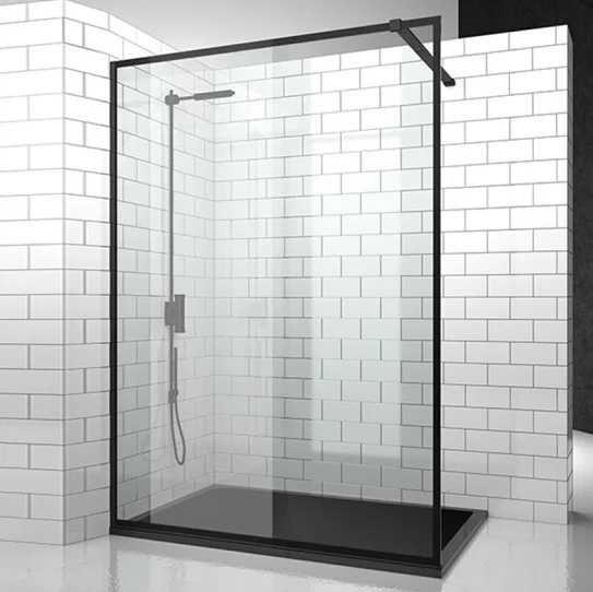 Sliding Shower Room with Tray Frame Free Standing Shower Enclosure