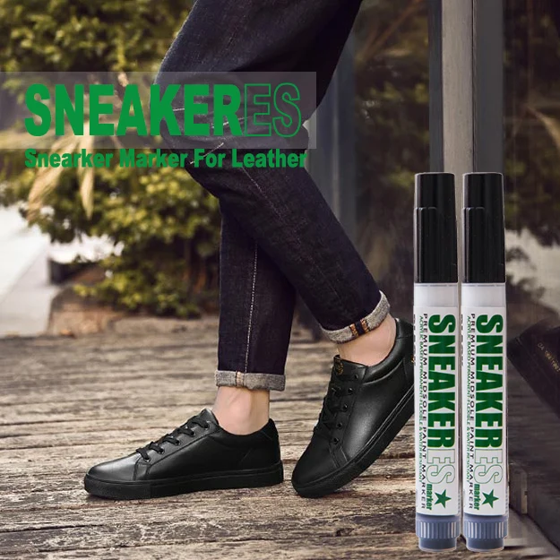 6mm white and black DIY shoe repair markers Acrylic based permanent Custom premium midsole paint marker for sneaker shoes