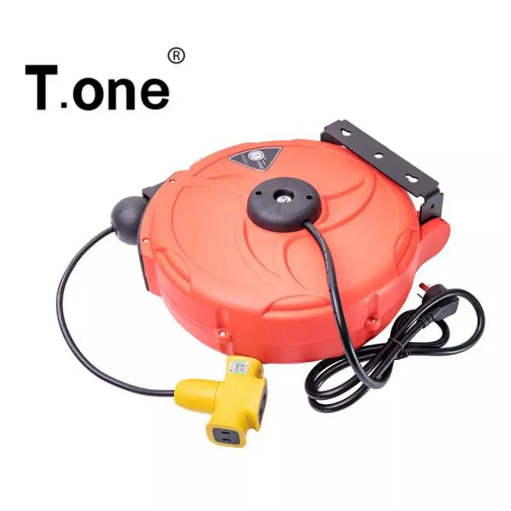 Extension Automatic 15M Mini Retractable Hose Reel Heavy Duty Plastic Cable Reel Electric Hose Reel