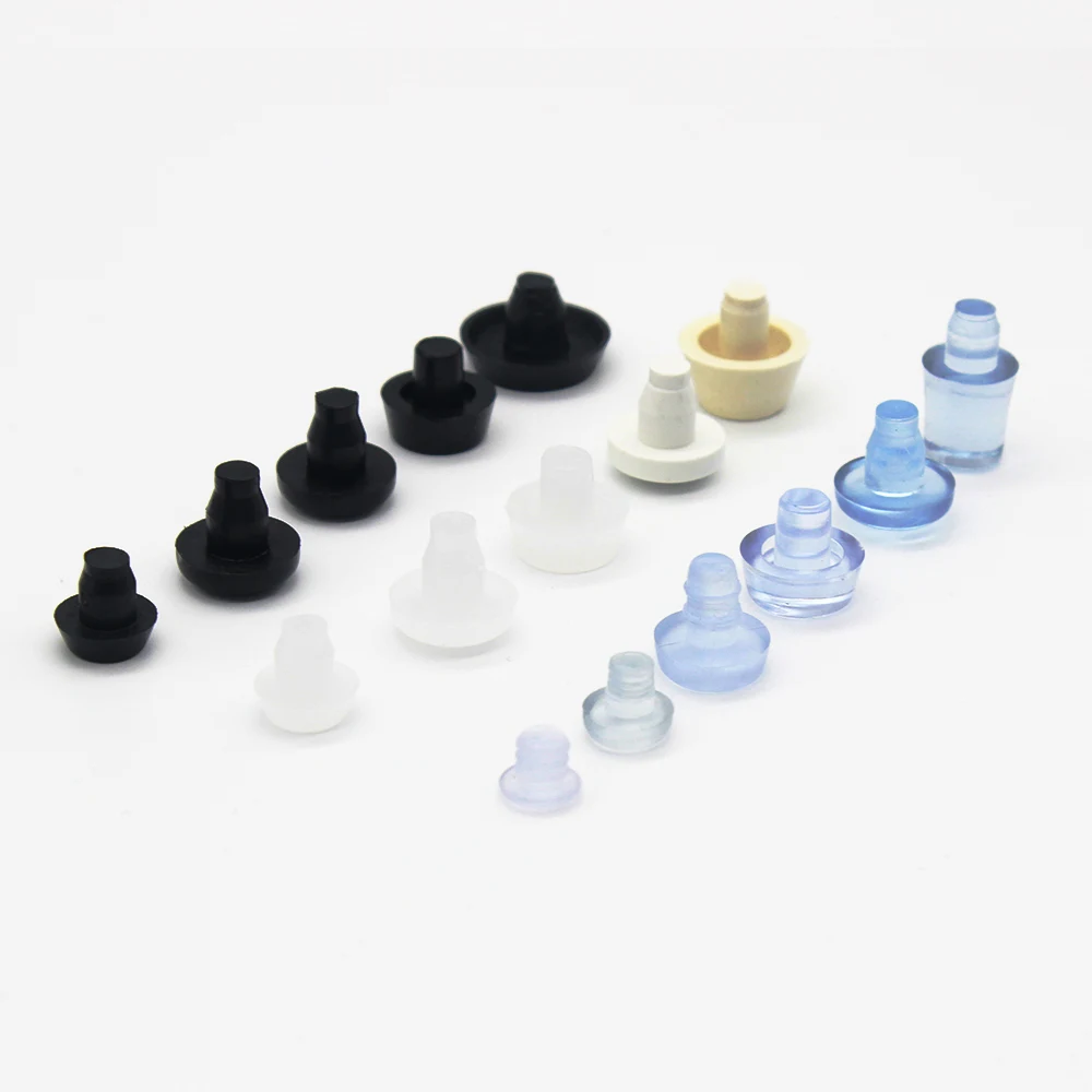 Customized Plastic PVC Silicone Rubber Plug Stopper Grommets Hole Plugs End Cap