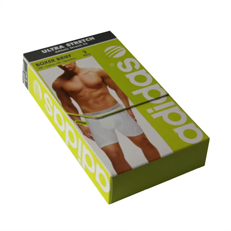 High Quality Custom Logo Printing Extensions Gift Sock Rigid Paper Packaging Underwear Boxes