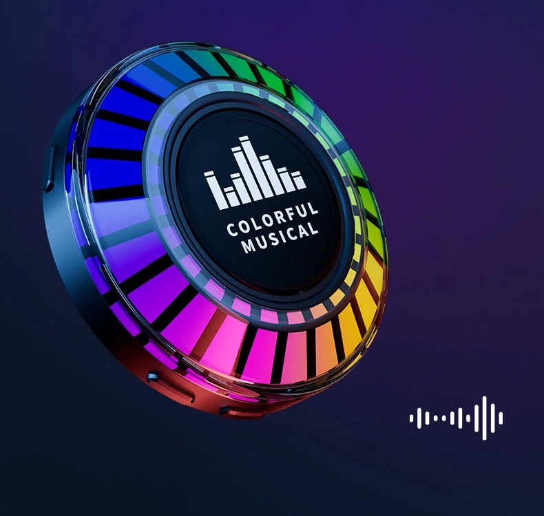 Портативный динамик RGB с цветным ритмовым светом превращает все в беспроводной костной проводимости Bluetooth-динамик