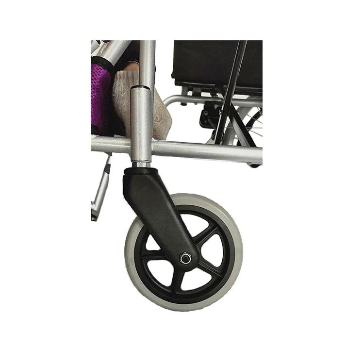 Light Weight Aluminum Wheelchair with hand brake manual wheelchair
