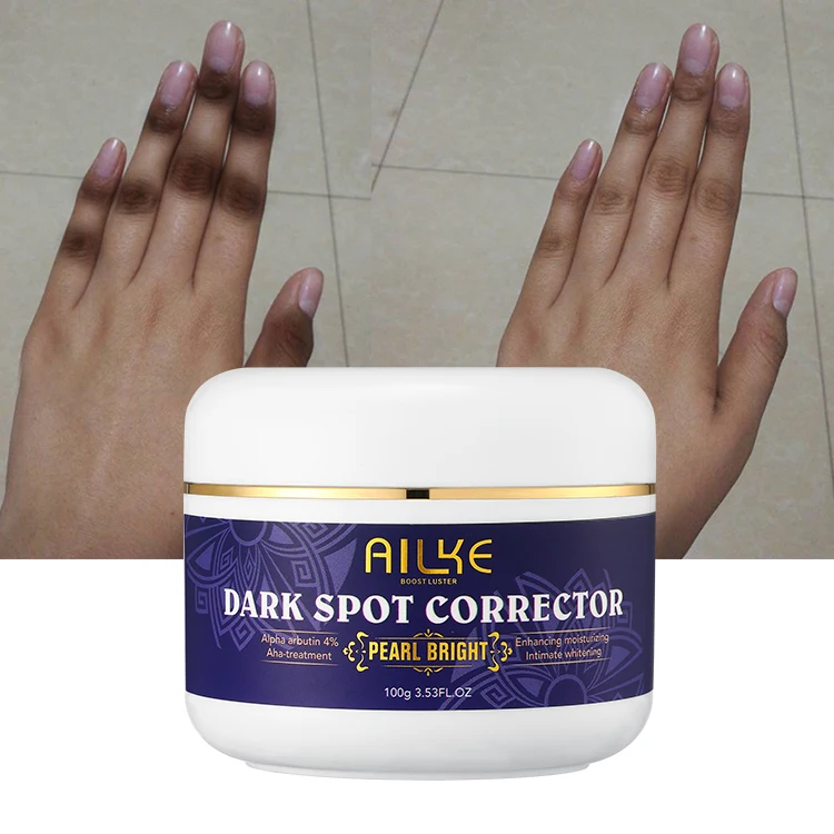 Ailke красота темных коленей и большого диаметра из углеродистой стали сильный отбеливающий крем для удаления пигментных пятен уход за кожей лица отбеливатель быстро Экстрим